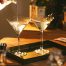 glass martini glasses set