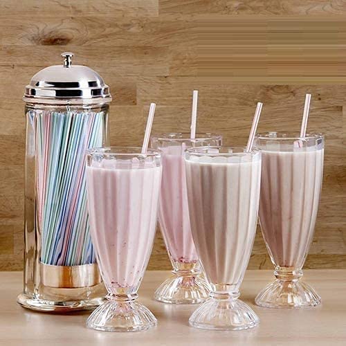 Milk shake glasses set of 2