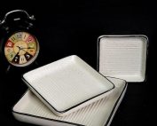 Ceramic serving plates (set of 3)