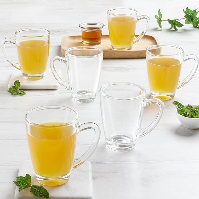 Borosil Tea cups-(6)-95ml