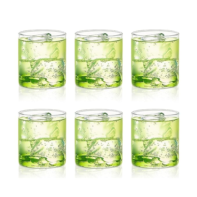 Transparent glass ware set (6)-205ml